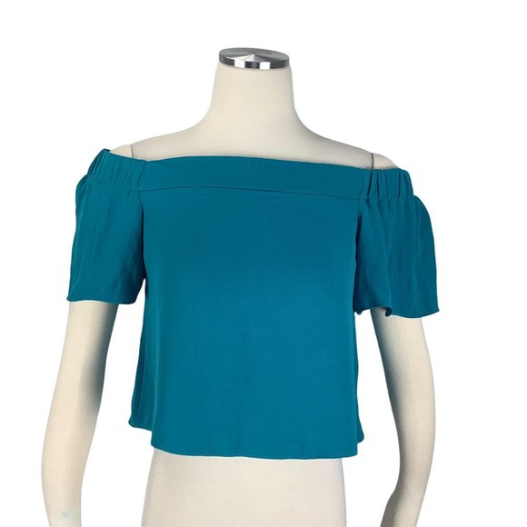 Gianni Bini XS Crop Top NWT Off Shoulder Maura Shake It Up Party 0 - Picture 1 of 5